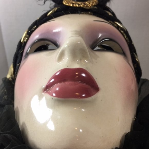 Clay Art Ceramic Decorative, Collectible Face Wall Mask - Picture 11 of 16